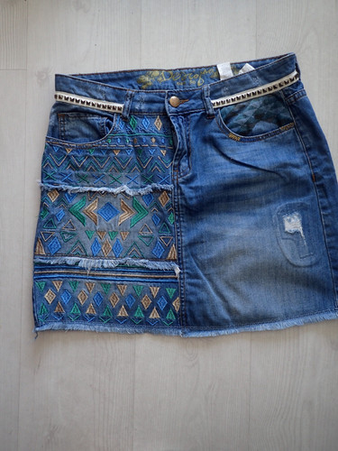 Desigual jeansrock 30 blau - jeansrock, gr.
